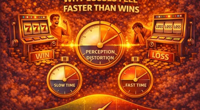 why losses feel faster than wins infographic